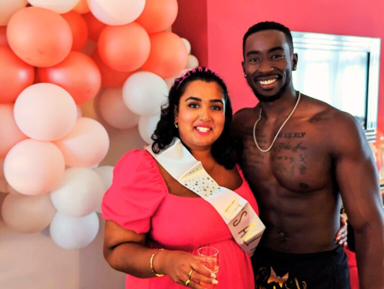 buff butlers in King's Lynn at a birthday celebration posing for photos