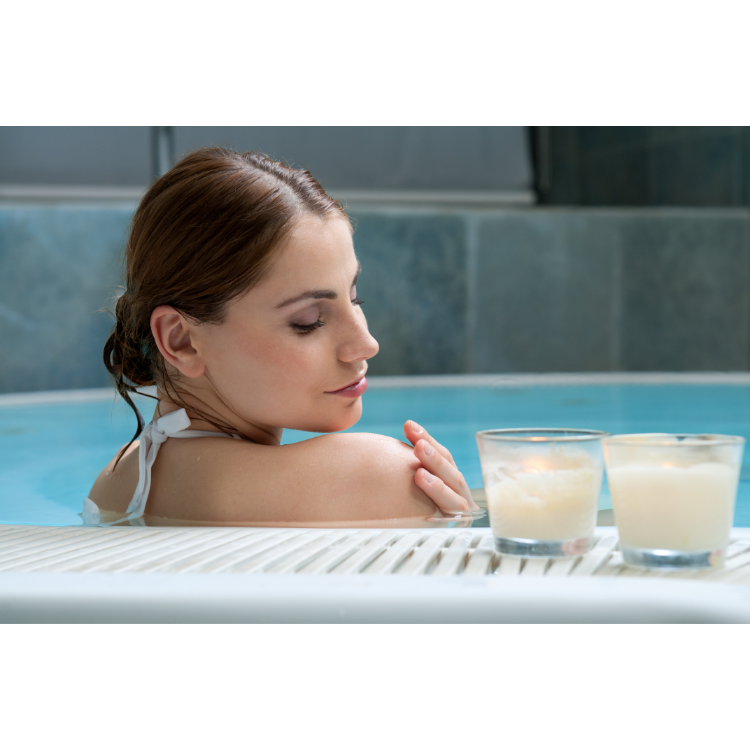 A serene thermal bath at a spa club, perfect for relaxation and pampering during hen party spa retreats