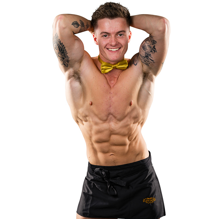 Creative hen party idea in York featuring laughter, drawing, and buff butler hosts